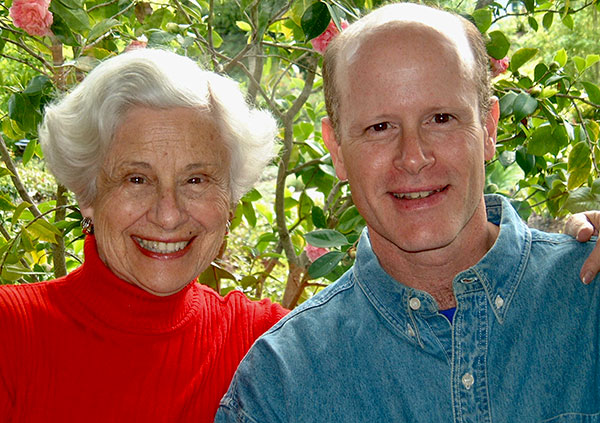 Jon Bernie with his mom, Barbara Bernie